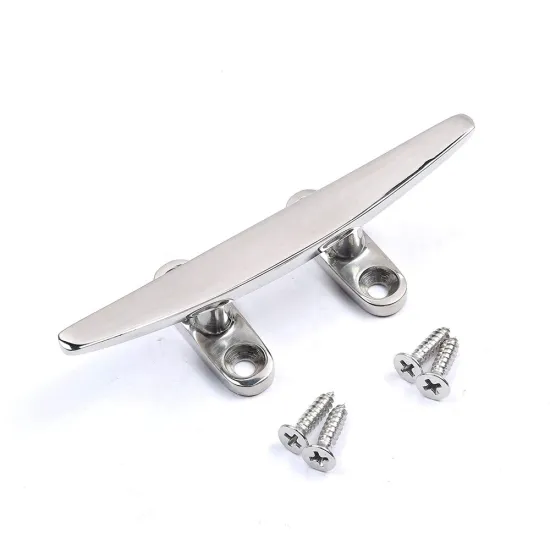 5 Inch Marine Stainless Steel Open Base Boat Dock Cleat