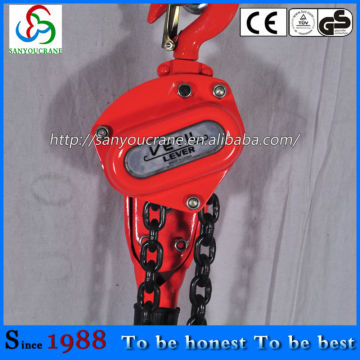 Chain hand chain block and lever material handing equipment