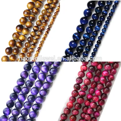 tiger eye stone price natural stone beads for tiger eye bracelet jewelry making