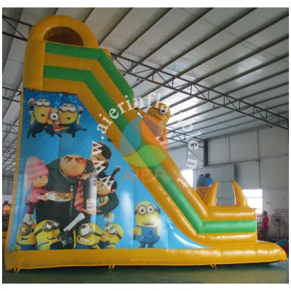 2017 Aier Cute Inflatable Spongebob Slide Inflatable Dry Slide Inflatable Slide