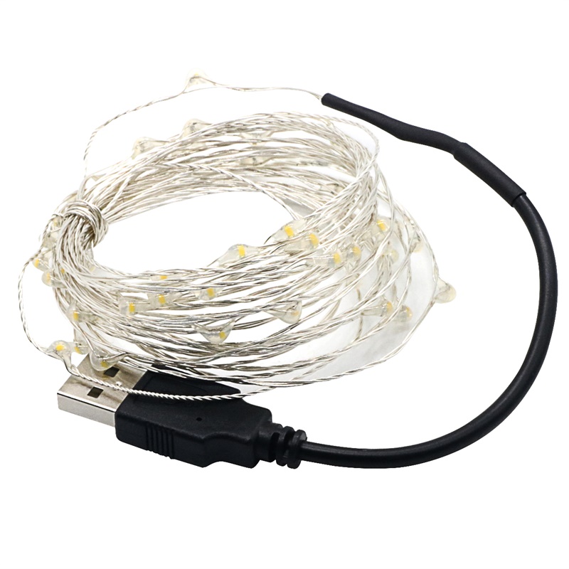 5V USB cobre LED String Lights