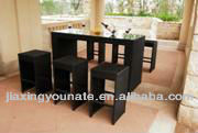 2016 high of table and chair rattan furniture made in china