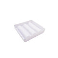 Bandeja de inserções para blister de plástico PVC PET branco cosmético