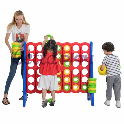 Bestselling Outdoor Play Toy: Connect Four Games in a Row - An Educational Backyard Chess for Kids