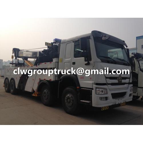 SINOTRUCK HOWO 8X4 LHD / RHD Người phá hủy xe tải kéo