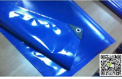 550gsm blue tarpaulin cover