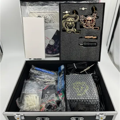 Dragonhawk 2 Gun Rotary Tattoo Machine Kit