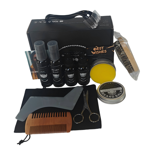 11 peça definida o melhor kit de retenção de barba masculina