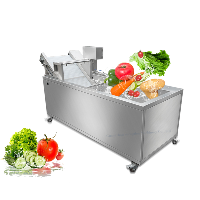 Automatische Gemüse -Waschmaschinenfruchscheibe Maschine
