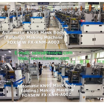 Automatic KN95 Mask Body (Folding Type) Making Machine