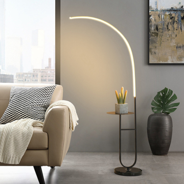Simple Arc Home Decorative Curved LED Aluminum Lamp