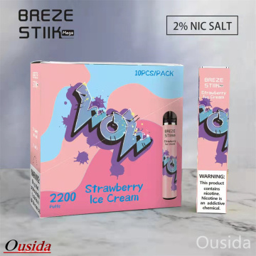 Top Selling Breze Coil E-Cigarettes 2200 Puffs