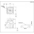 Estilhaços de conexão de 1,2 a 1,6 mm de altura