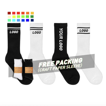 Customize Your Oem Sport Socks with Knitted Embroidered Designs and Custom Logos