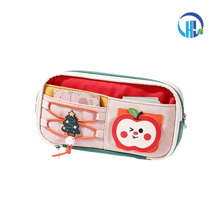 Kantong Pensil Pelajar Apple yang Lucu