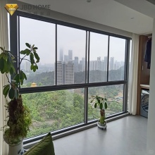 Modèn konsepsyon glisman fenèt aliminyòm pou pèfòmans segondè