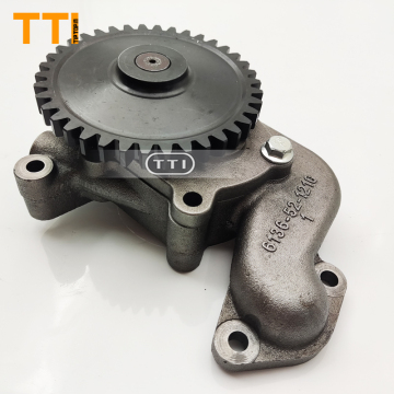 6D105 Oil Pump 6136521210 PC200-1 - Diesel Engine Oil Pump For Komatsu
