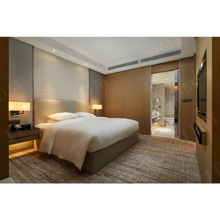 Projeto de hotel de luxo móveis de quarto de cama modernos