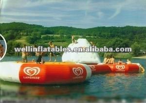new design cheap water sea trampoline for sale