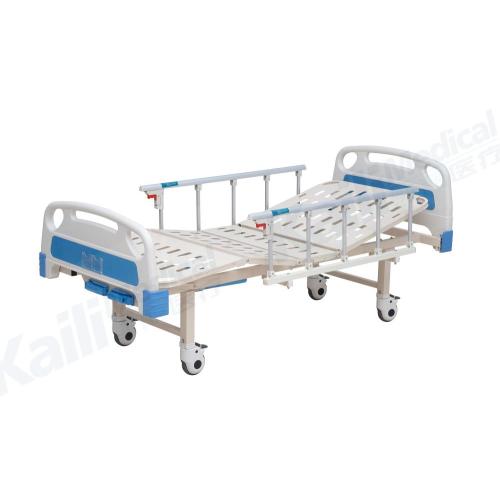 Szpitalne łóżko ręczne Tanie dwufunkcyjne łóżko medyczne