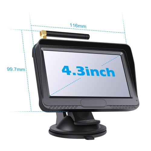 Digital 4.3 Inch wireless backup camera system