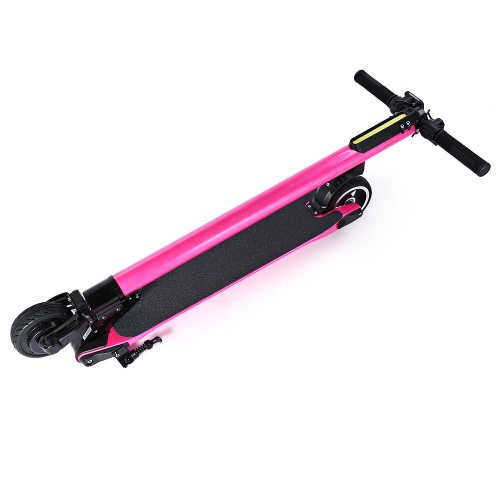 5.5 inch Carbon Fiber Pink Color Electric Scooter