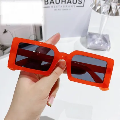 Vintage Square Sunglasses - Luxury Brand Female De Sol UV400 Rectangular Shades