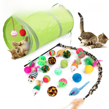 Retractable Pet Interactive Bell Wand Toy Refills for Kittens