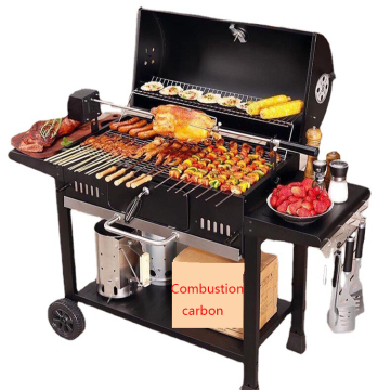 समायोज्य ऊंचाई आउटडोर BBQ ग्रिल - बहु -कार्यात्मक आंगन BBQ ओवन