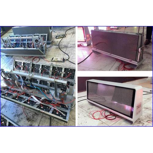 Mobile Outdoor Advertising Car roof LED Display