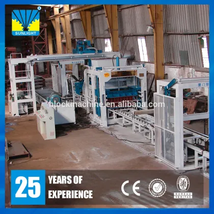 QT15 Concrete cement brick making machinery fully auto
