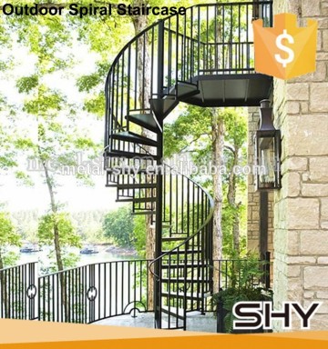 outdoor metal spiral stairs outdoor iron stairs