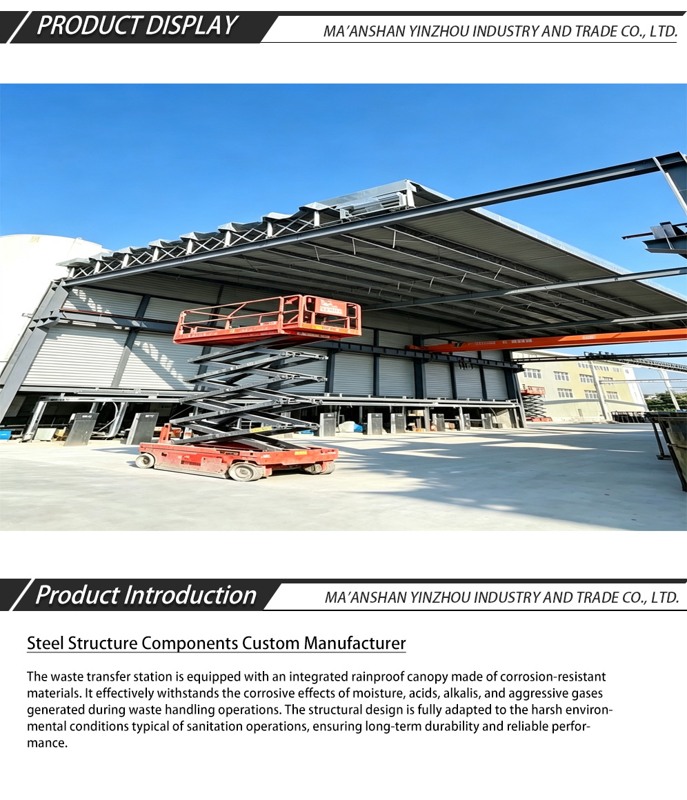 Sanitation Waste Station Steel Canopy-x