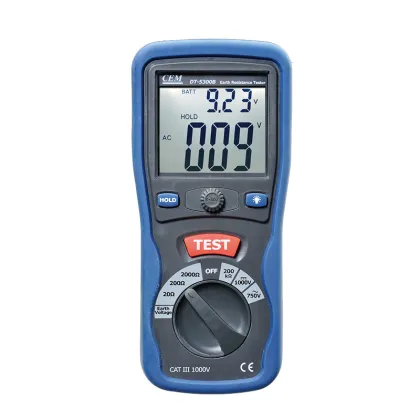 CEM DT-5300B Ground Resistance Meter & DT-5302 Portable Ground Resistance Tester