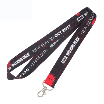 Dongguan manufacturers can customize polyester material lanyard heat transfer logo lanyard