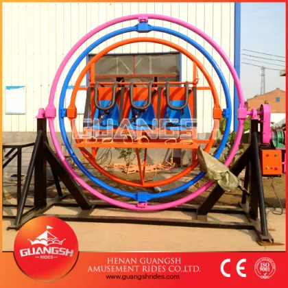 Gyro ride for sale,Amusement park rides 6 Seats 3D human gyro ride
