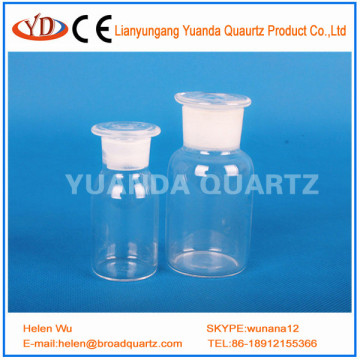 quartz glass reagent bottle for lab