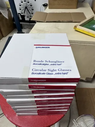 63X10MM Klinger DIN 7080 borosilicate glass