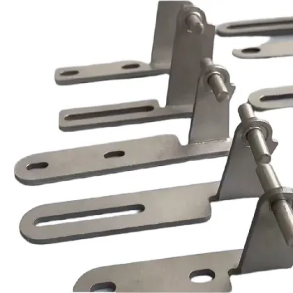 Stainless steel refrigerator door hinge