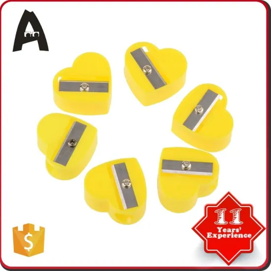 The best choice factory directly heart shape pencil sharpener with eraser