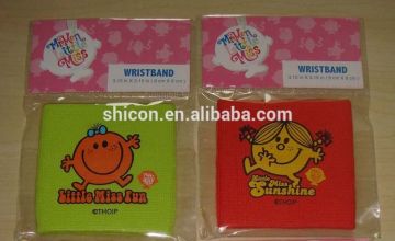 2016 Embroidery Cotton Custom Wristband And Headband Sweatband