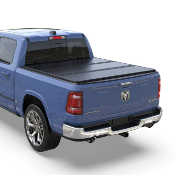 Zolionwil Low Profile Hard Tri-Fold Back Tonneau Bed Cover for Toyota Tundra 2015 Ram Ranger