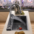 Modern nanotechnology waterfall kitchen sink faucet