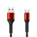 Cable de datos USB C de aleación de zinc C para Samsung