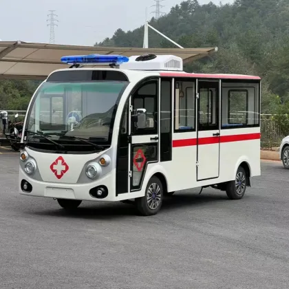 72V Electric Ambulance Car for Patient Transportation