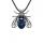 Alloy gem long pendant necklace