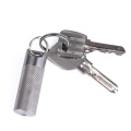 Custom Emergency Titanium Embossed Capsule Keychain