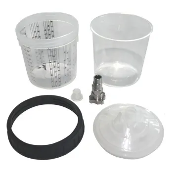 600cc Plastic Spray Paint Mixing Cup for Car Painting
