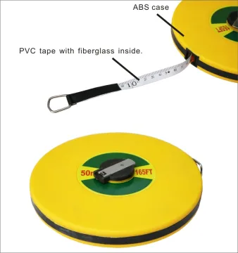 Hot Sale 30M Fiber Measuring Tape Useful Hand Tool OEM