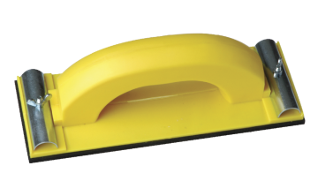 Manual sander with sandpaper